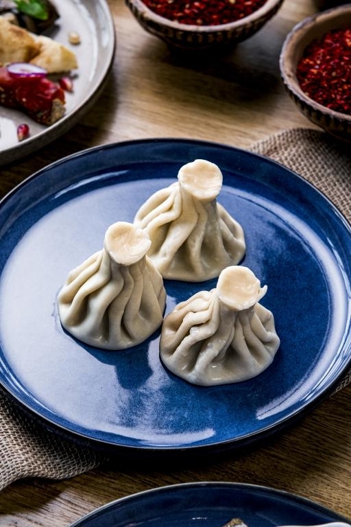 Д Хинкали с мятой и сыром 4 шт