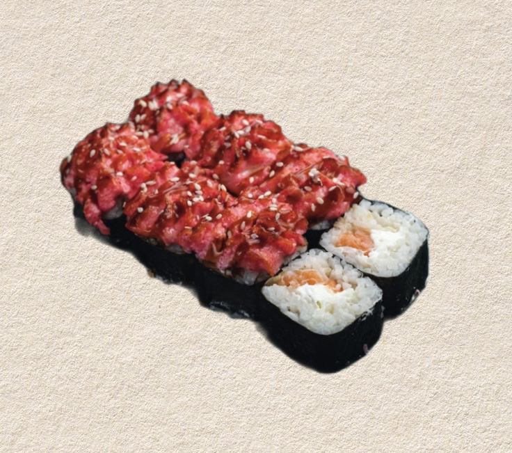 Запеченный с лососем