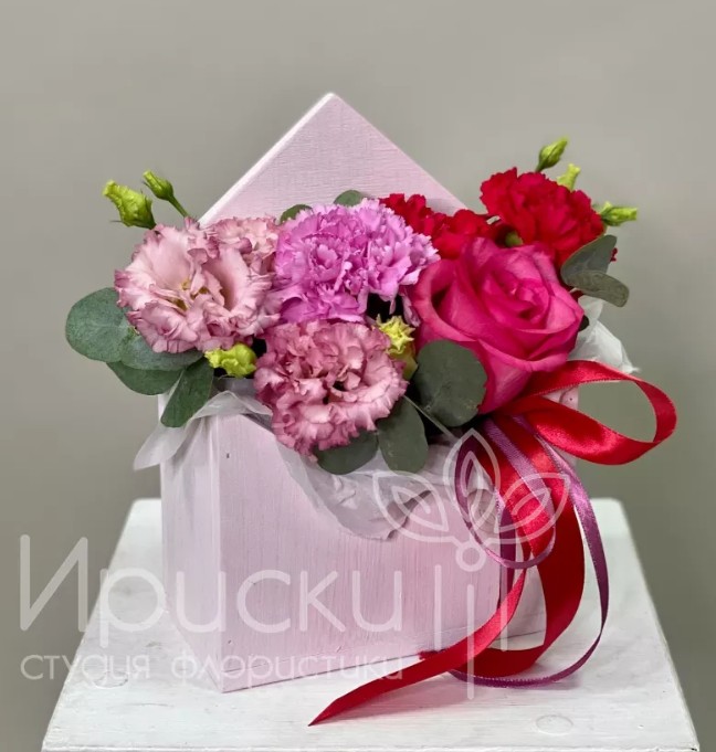 Конверт с цветами