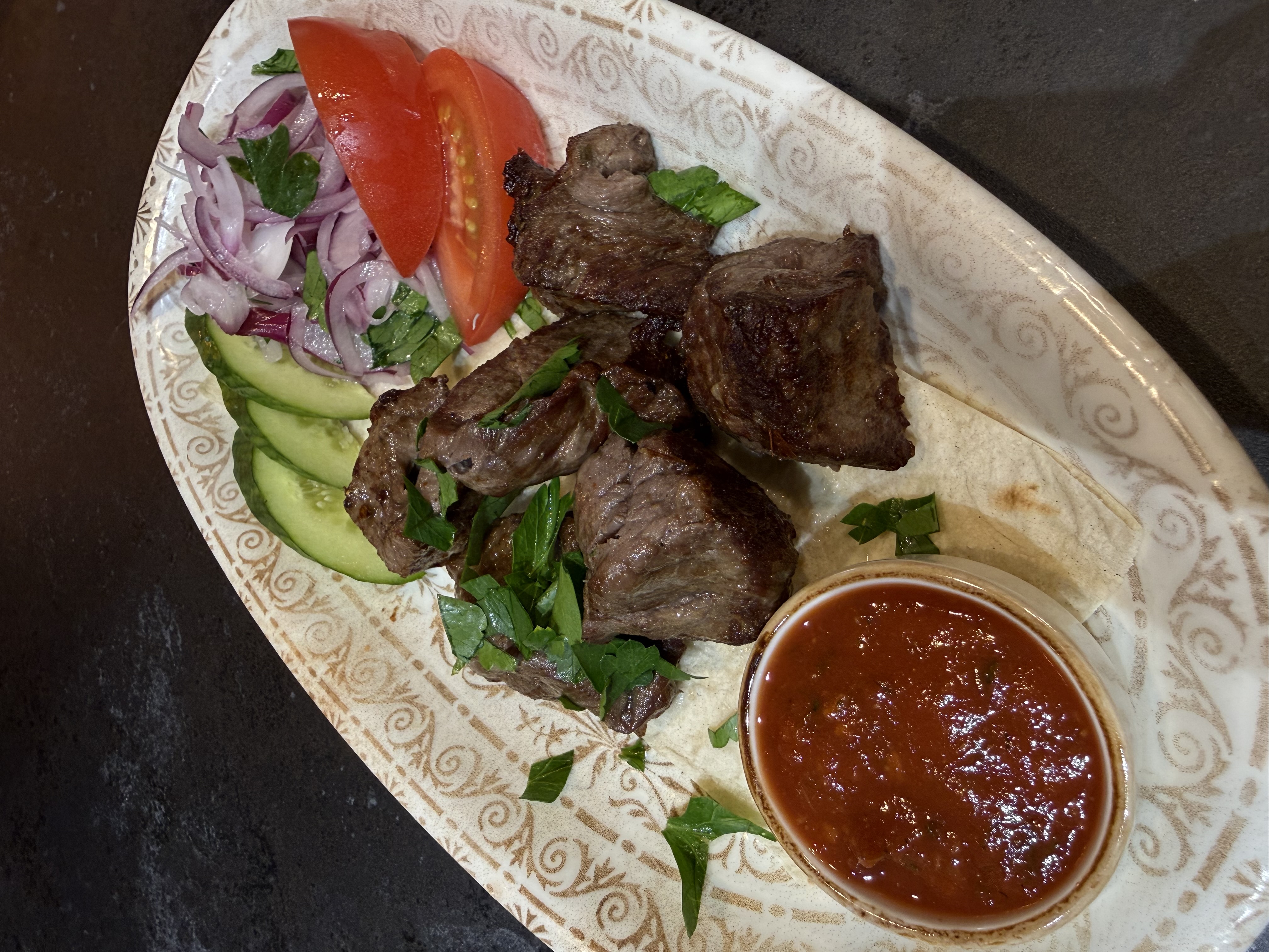 Шашлык из говядины