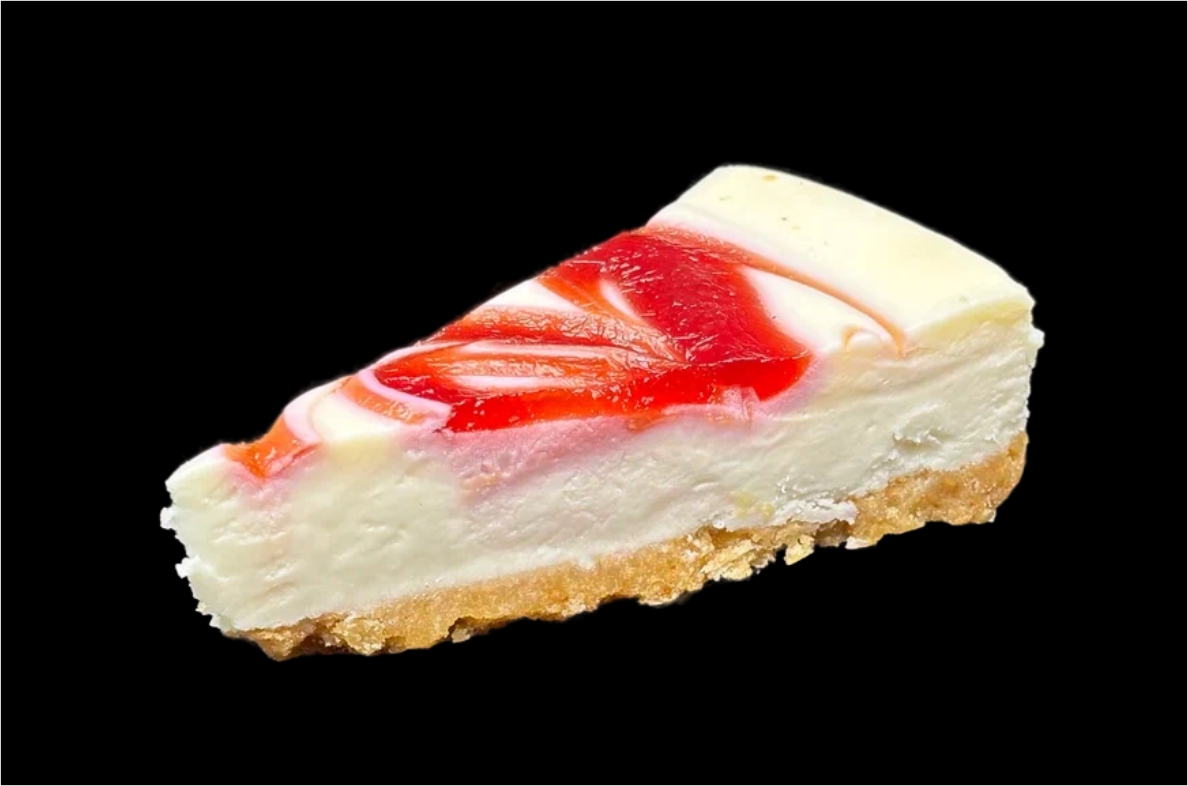 Чизкейк Нью-Йорк с клубникой