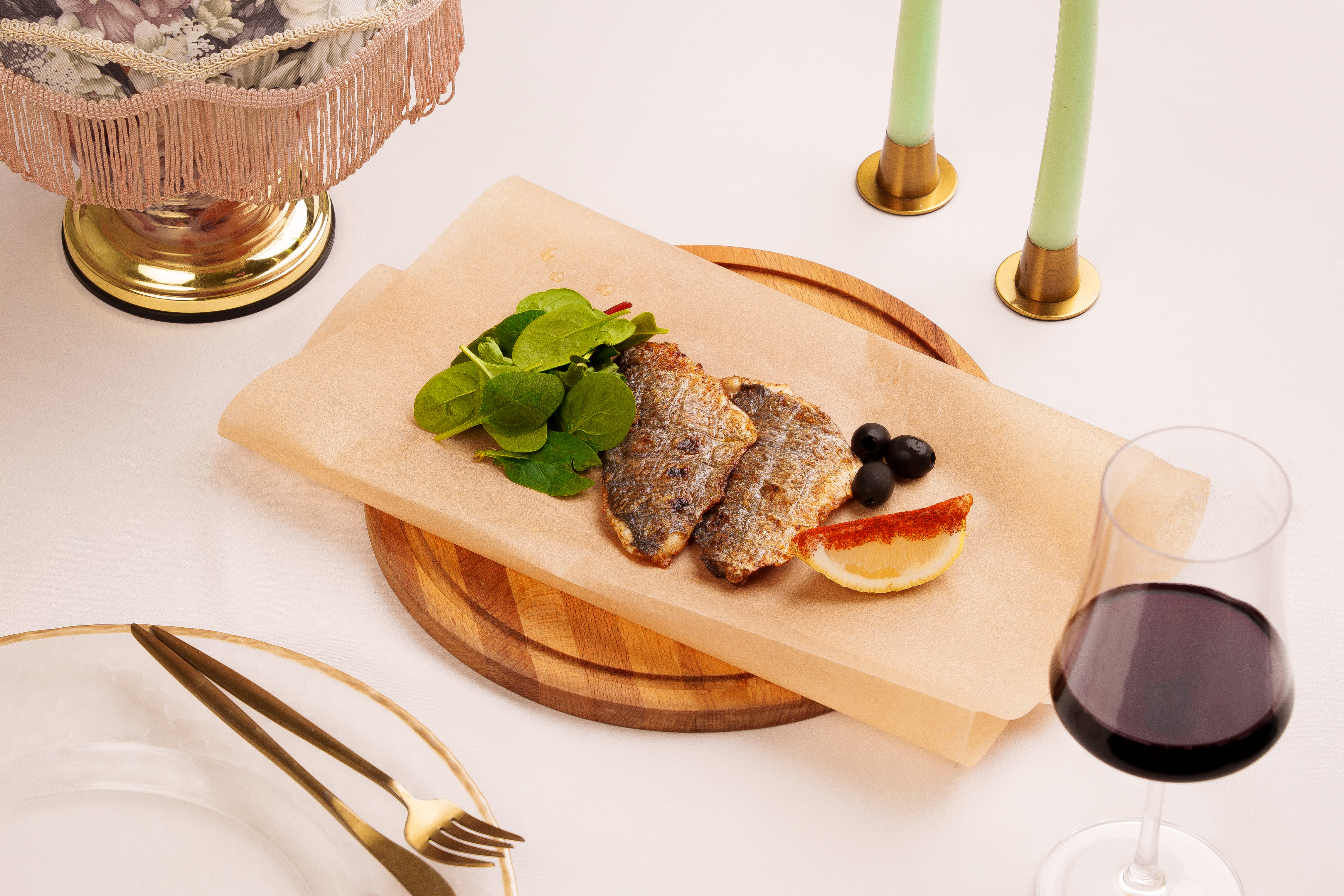 Филе дорадо на мангале