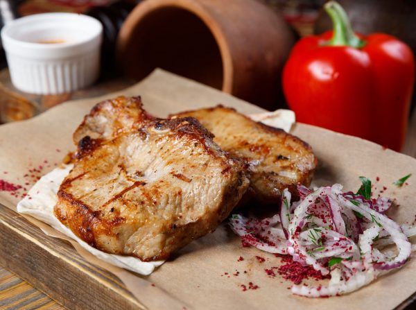 Шашлык из свиной корейки