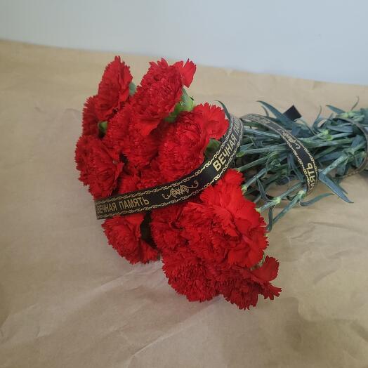 Гвоздики красные