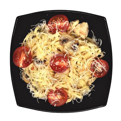 Паста Курица и грибы