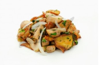 КАРТОФЕЛЬ ЖАРЕНЫЙ С ГРИБАМИ