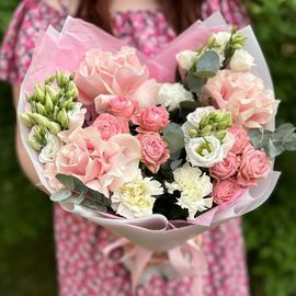 Букет «Иллюзия» с французскими розами