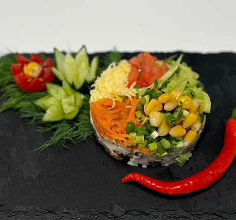 Салат Приз с говядиной