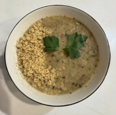 Лобио с орехами