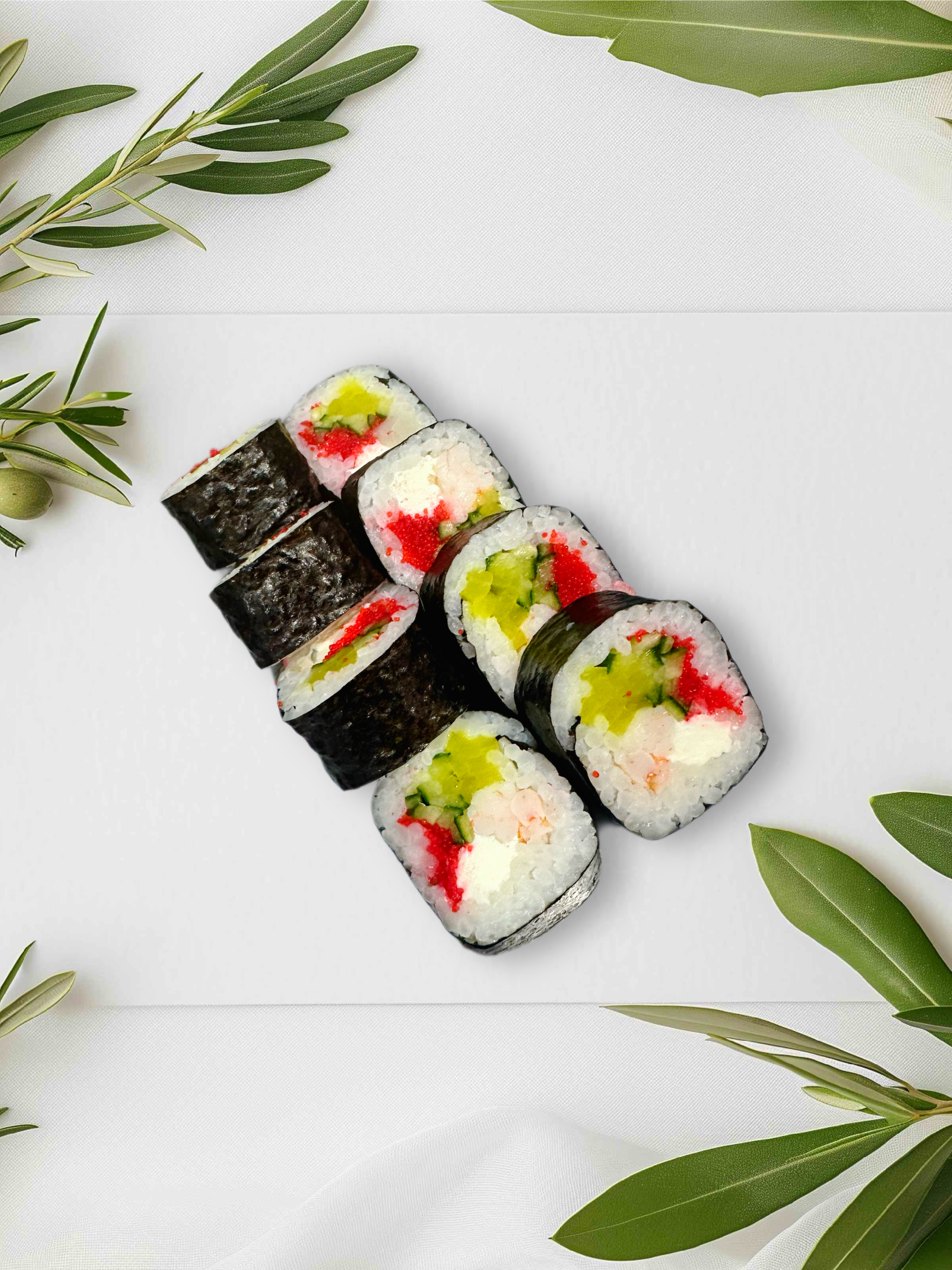 Калифорния маки с креветкой 