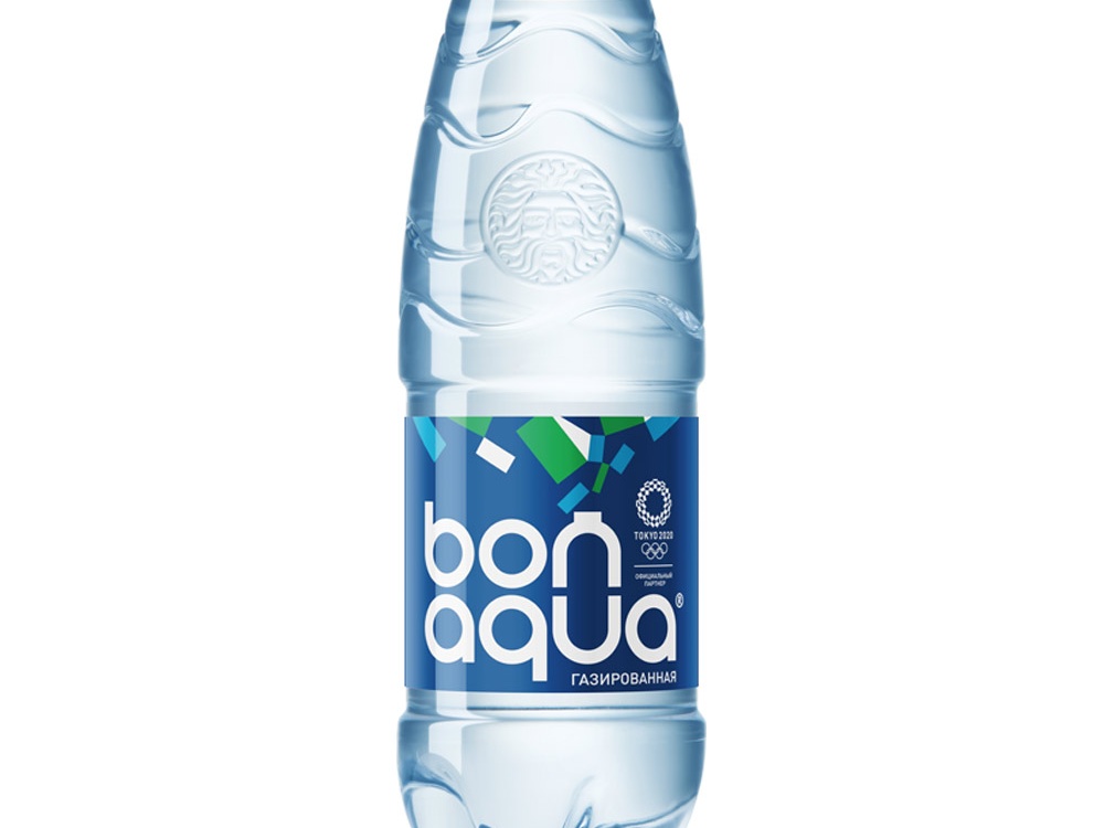 Вода питьевая BonAqua газированная 500мл