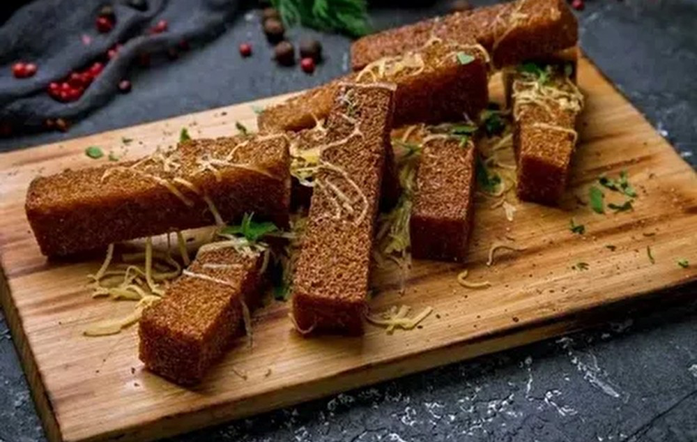 Гренки чесночные