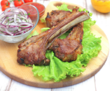 Шашлык из бараньей корейки
