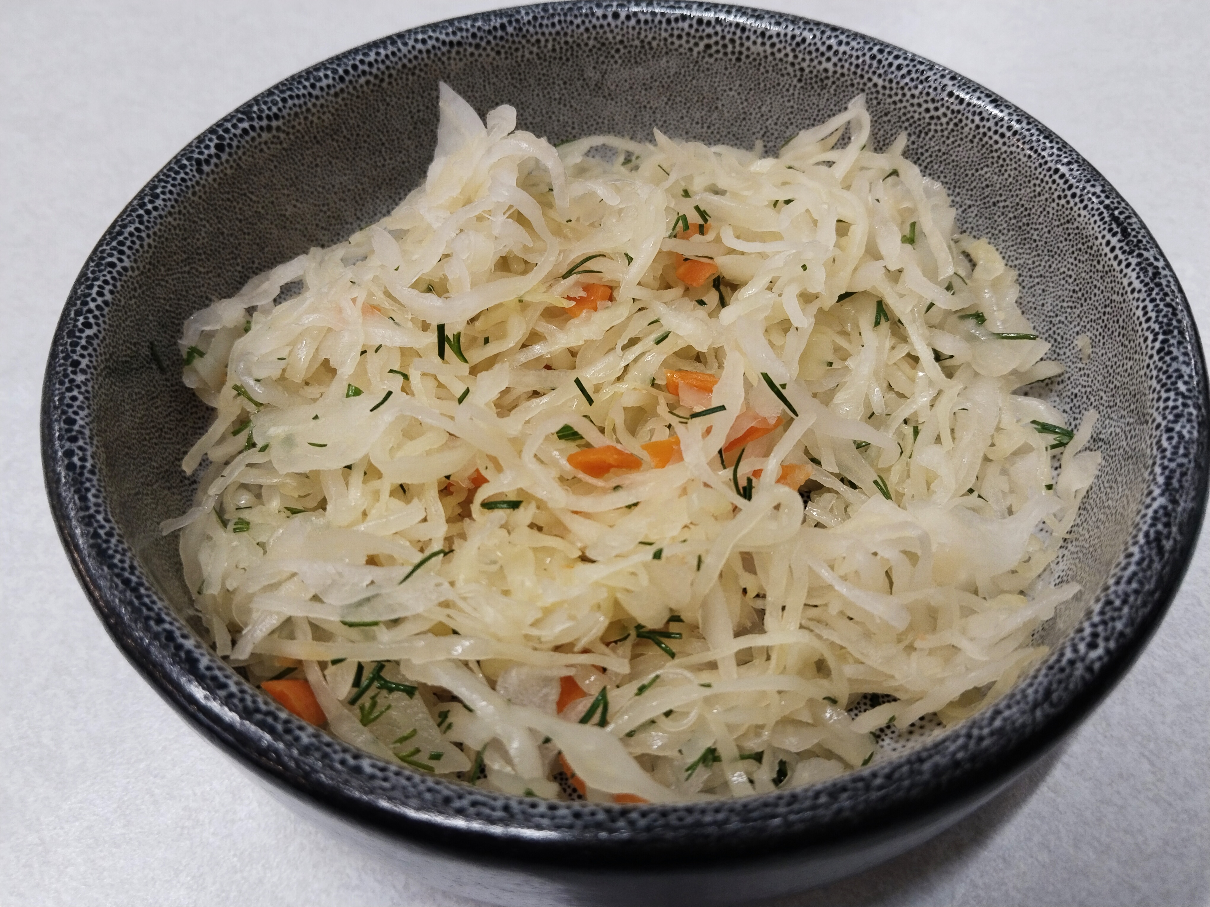 Квашеная капуста с оливковым маслом