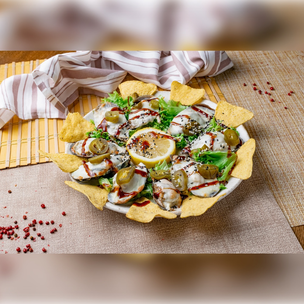 Мидии запеченные