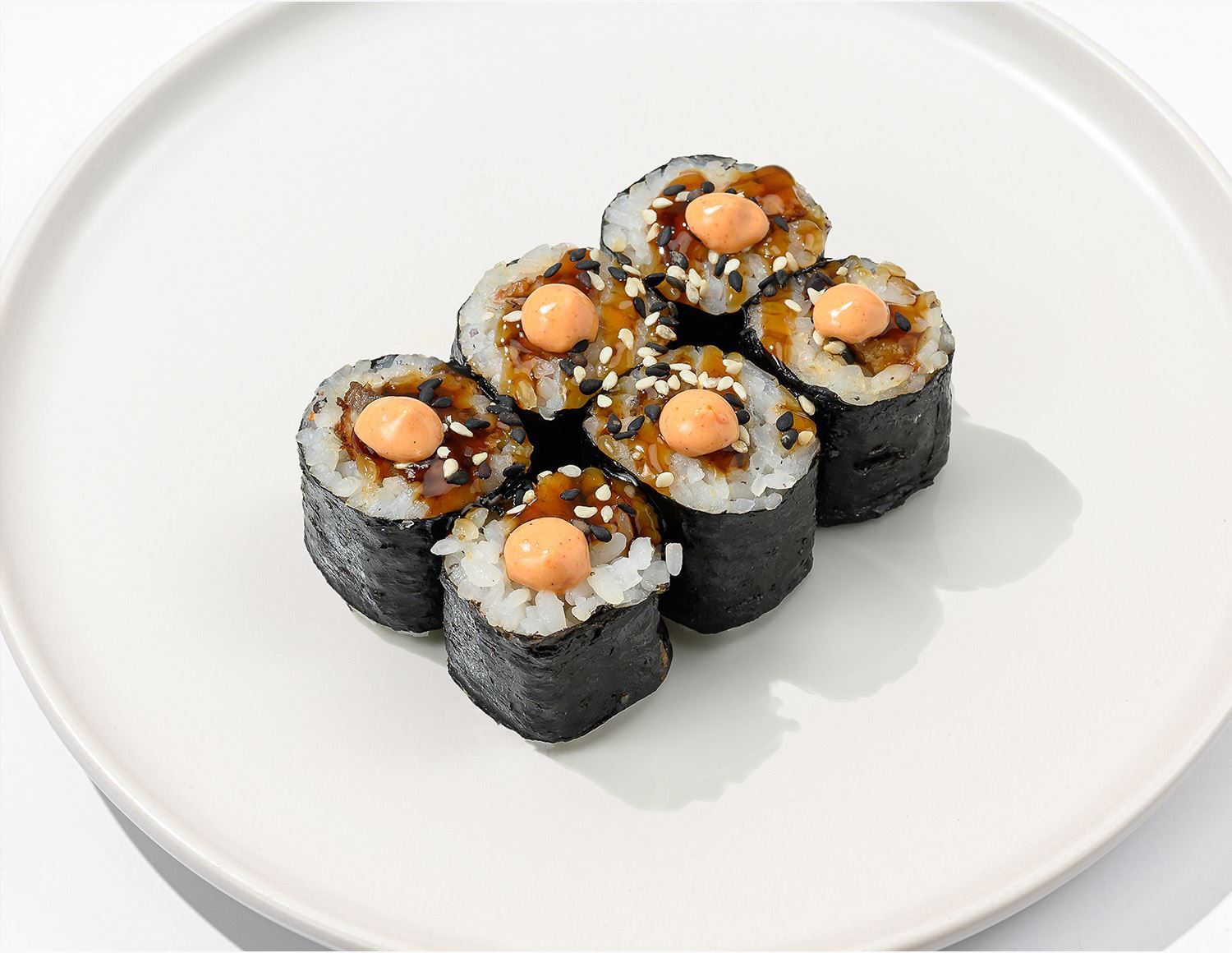 Классический ролл с угрем спайси