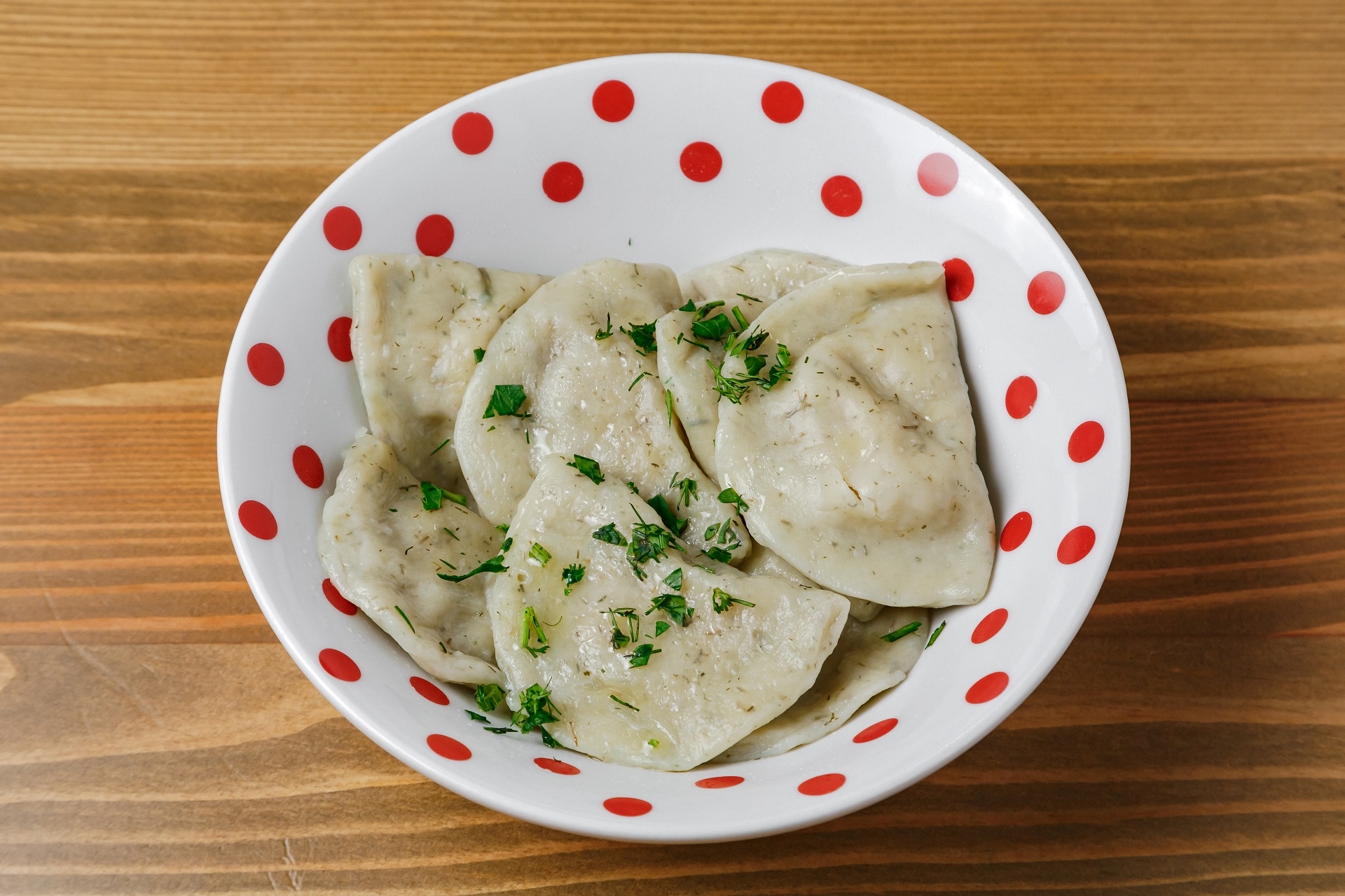 Вареники с курицей и картофелем маленькая порция