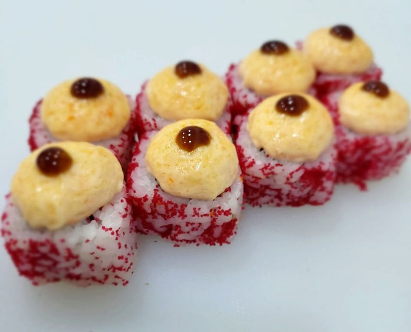 Запеченный с тигровой креветкой