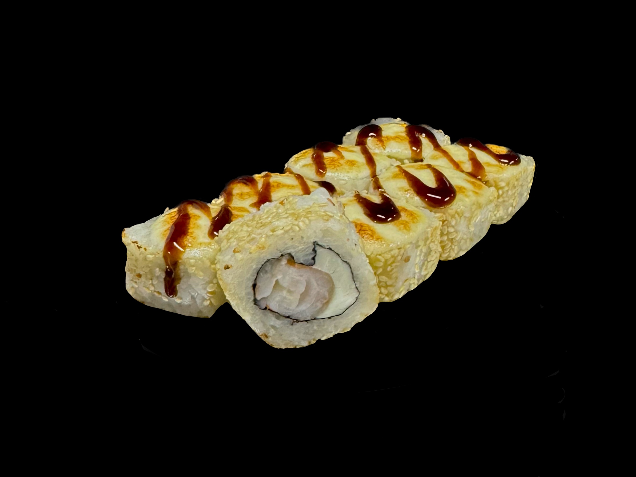 Запеченная креветка (грибной)