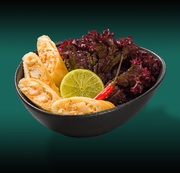 Харумаки с креветкой и крабом