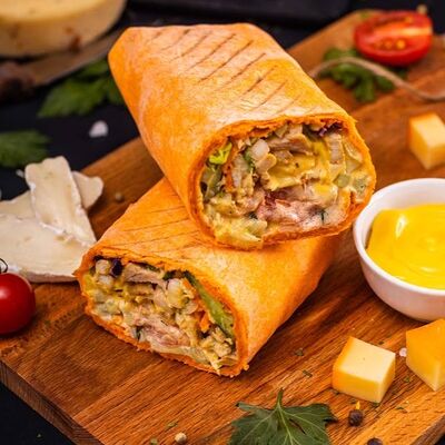 Шаурма сырная с курицей XL