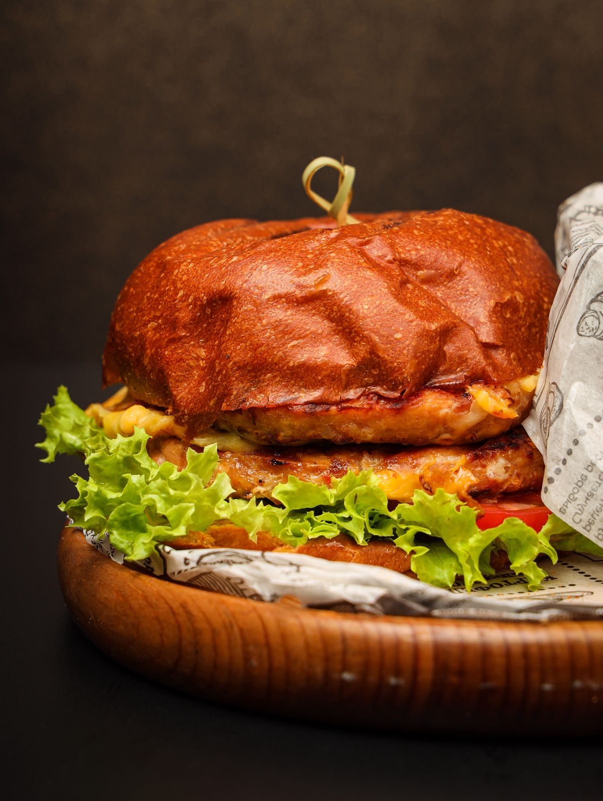 Бургер говяжий двойной