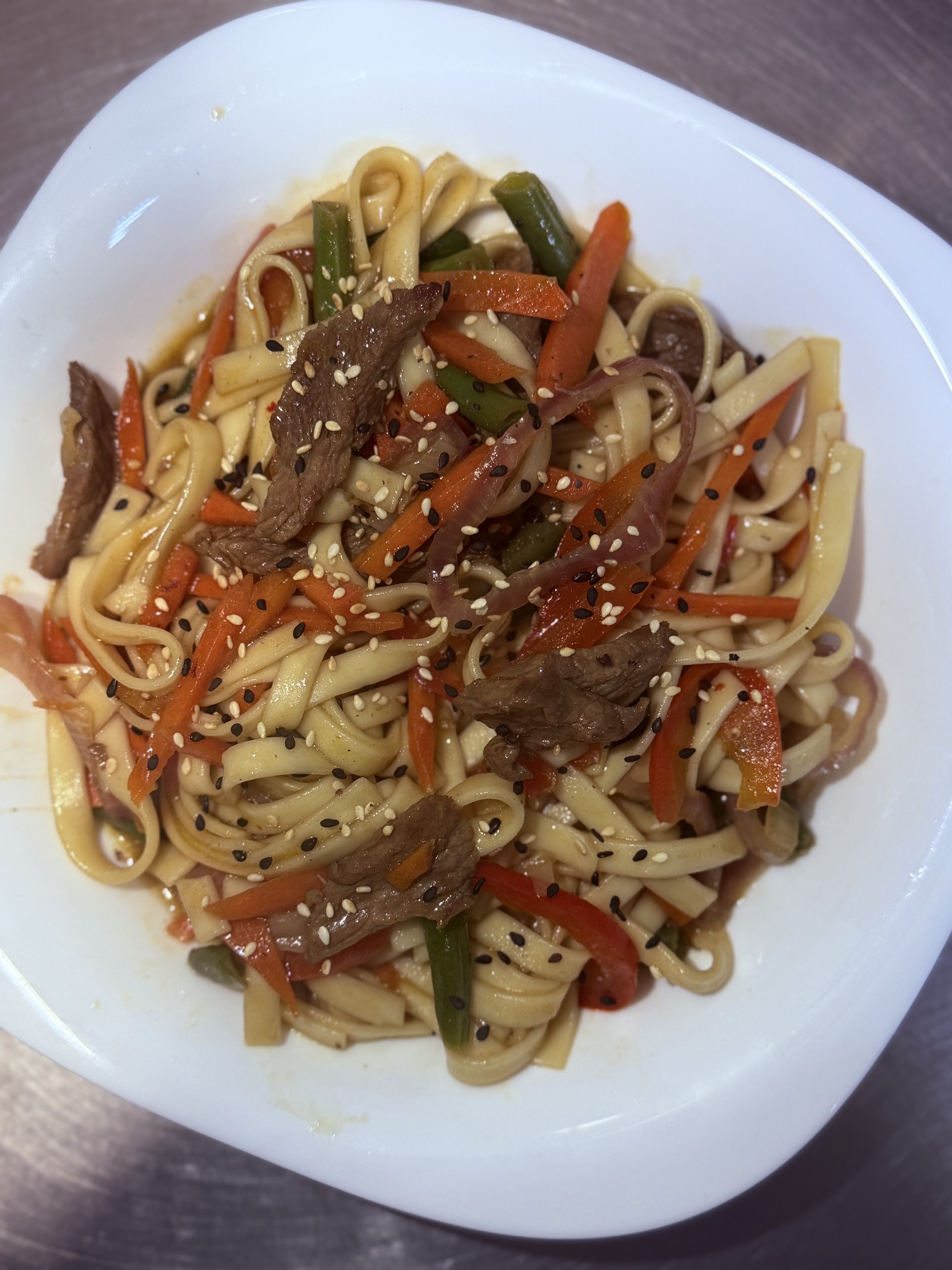WOK с говядиной