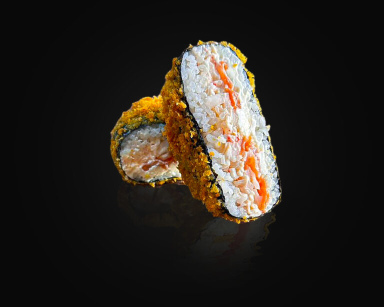 Ролл-бургер с лососем