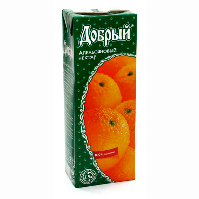 Сок Добрый апельсиновый 1 л