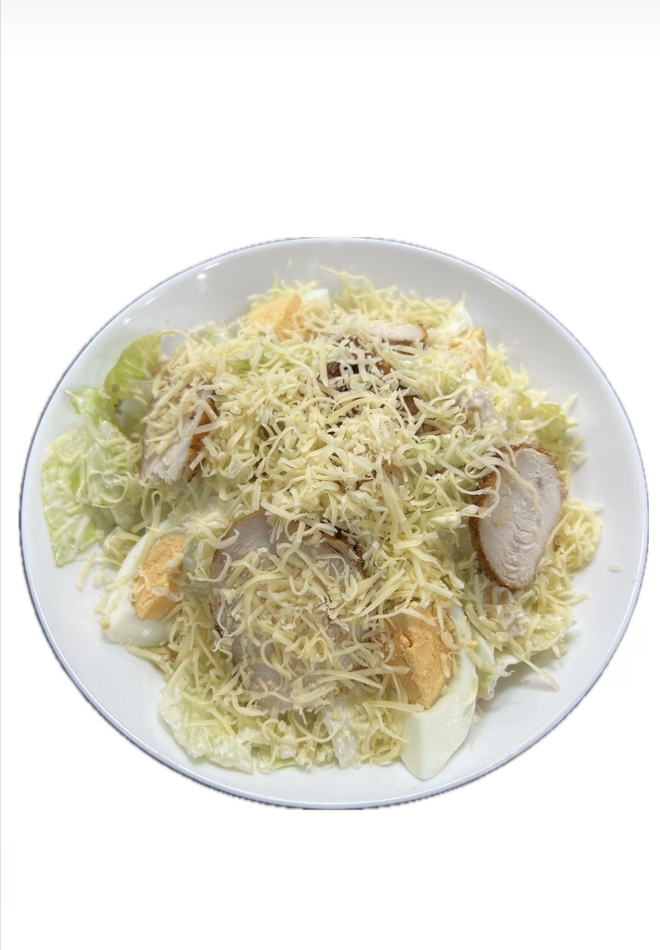 Салат Цезарь с курицей