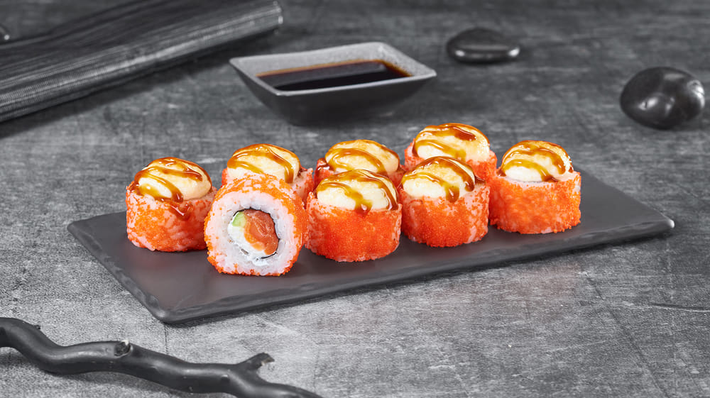 Ролл Флешбек запеченный