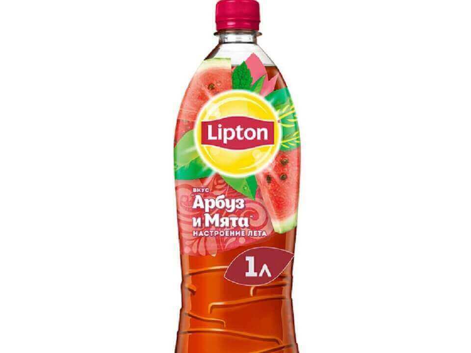 Холодный чай Липтон малина 1л