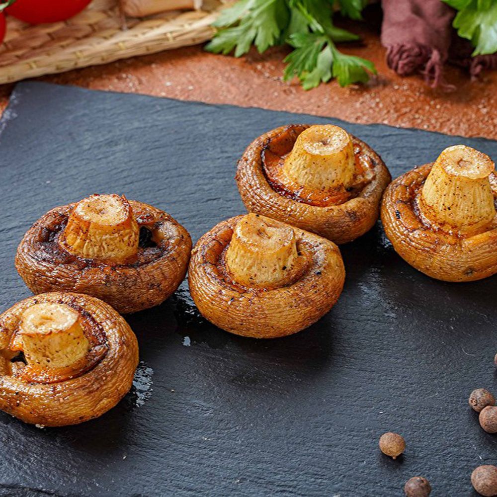 Грибы на углях