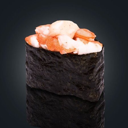 Острый гункан с креветкой