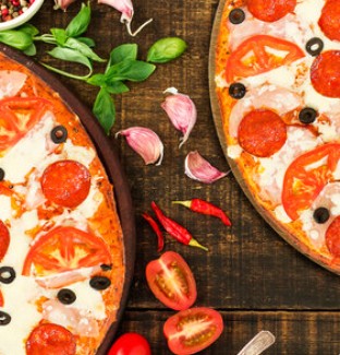 Пицца Пикантная 33 см на тонком тесте