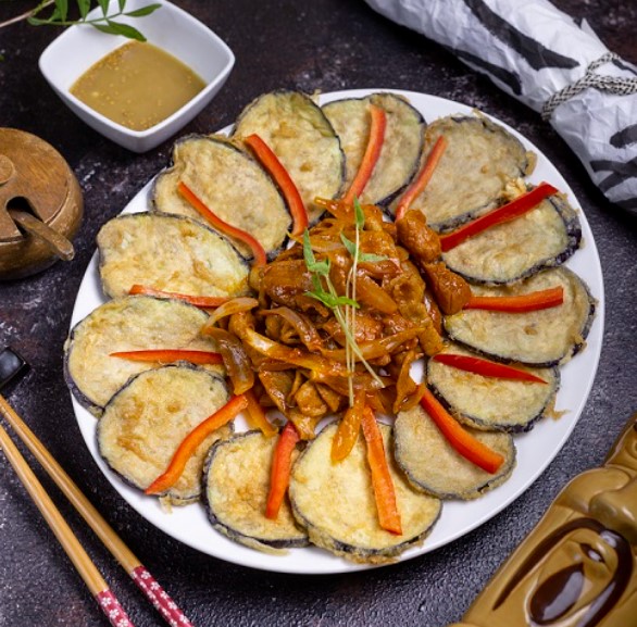 Пулькоги с баклажанами (говядина)
