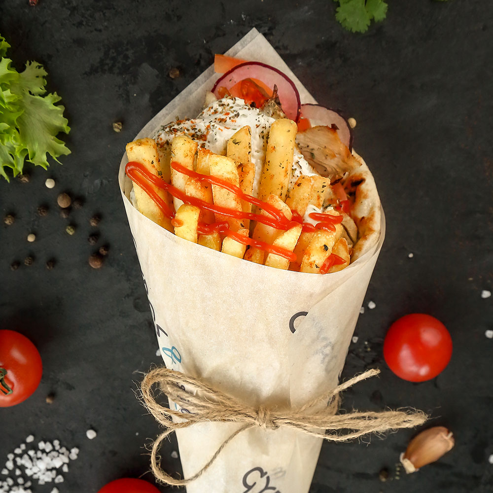 Пита-Гирос Мини с курицей