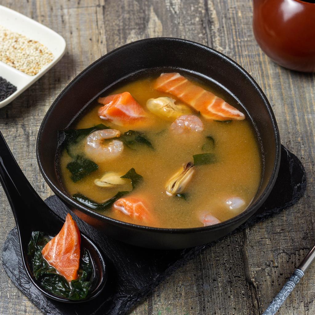 Суп с морепродуктами