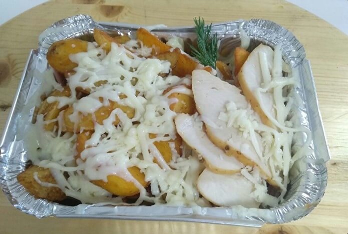 Картофель запеченный с курочкой