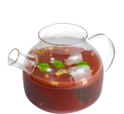 Малиновый чай с лаймом