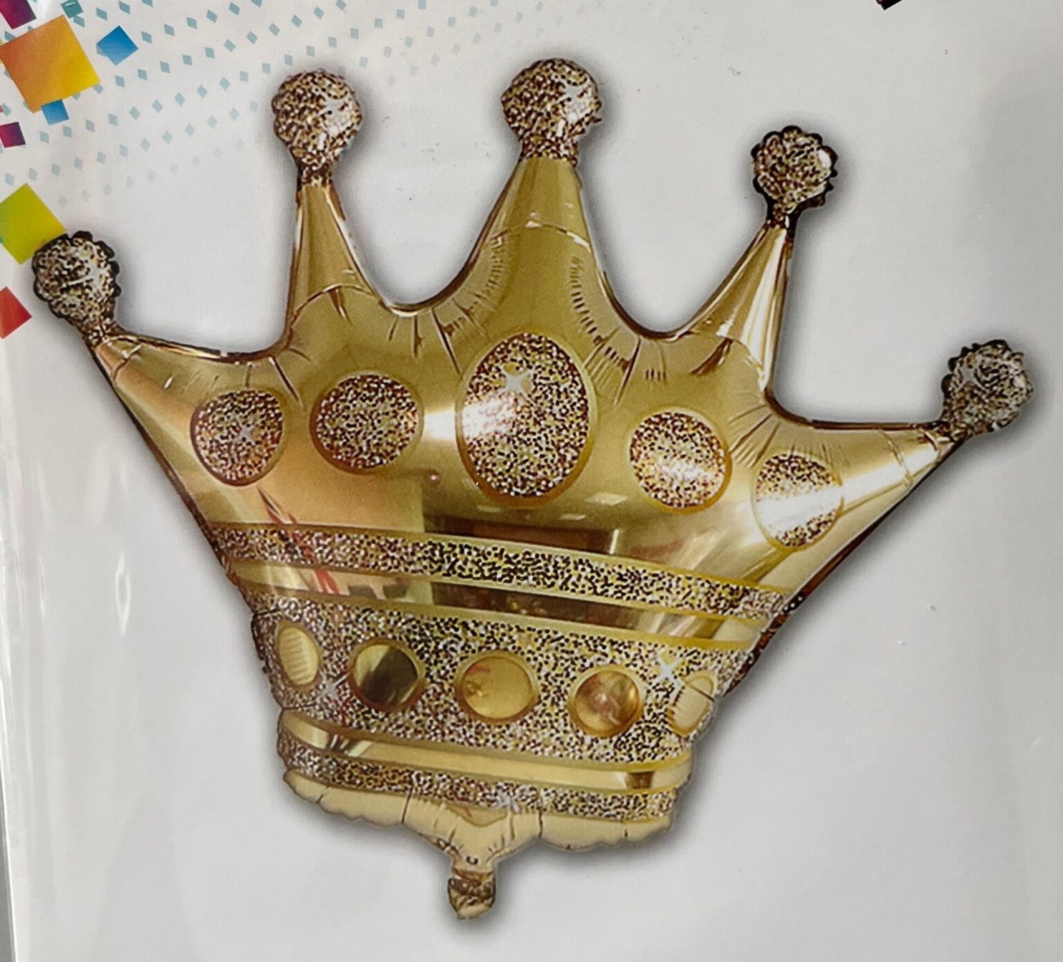 Шар корона золотая 39" 99см