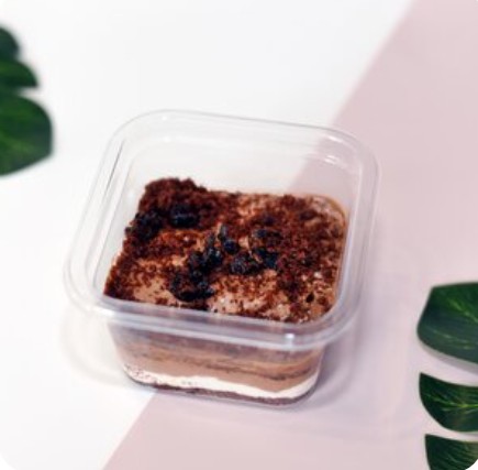 Трайфл шоколадно-карамельный с черносливом