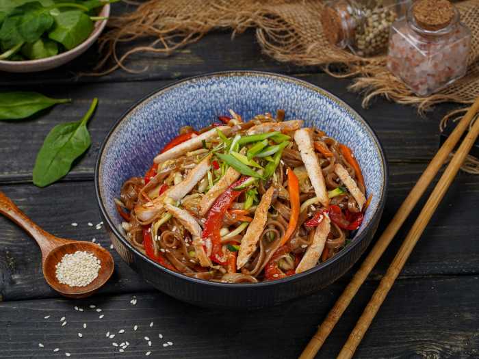 Соба с курицей