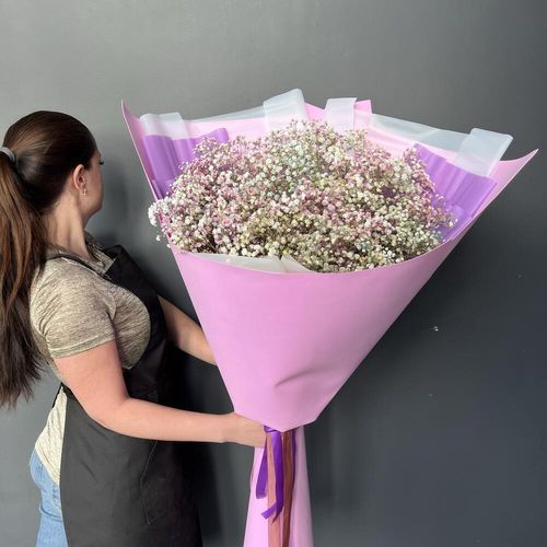 Букет гигант из гипсофилы 