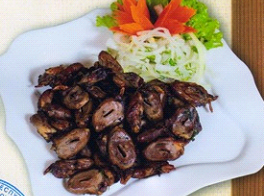 Шашлык из куриных сердец