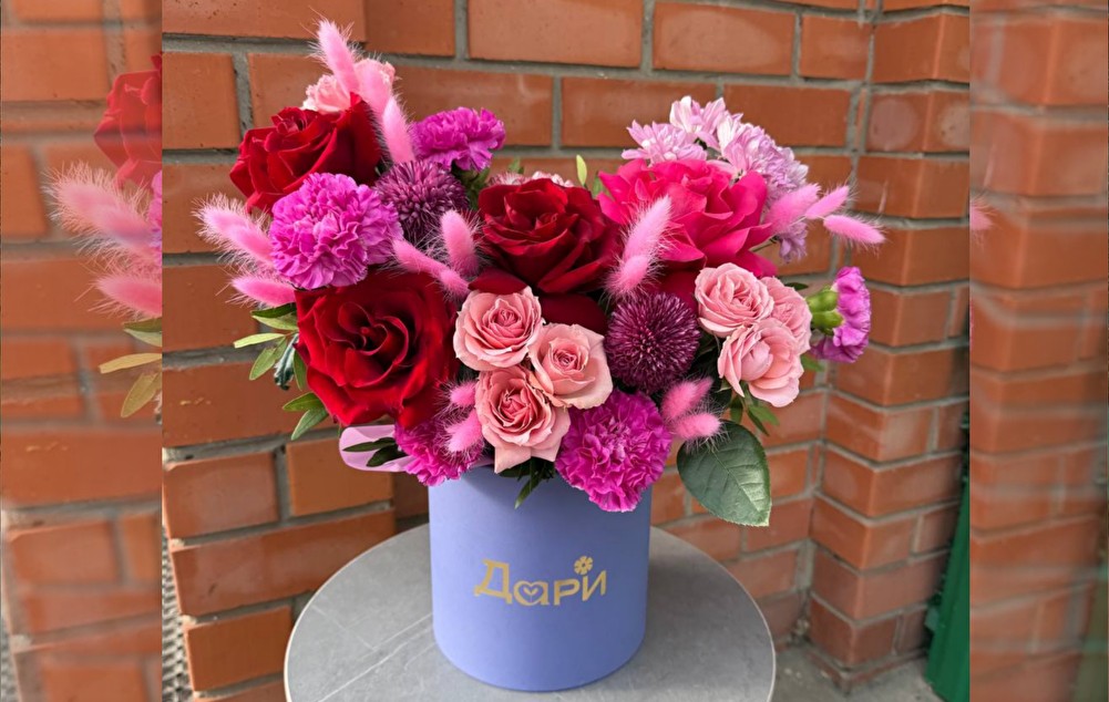 №4 Ягодная коробочка с розами