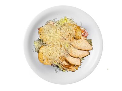 Салат Цезарь с курочкой