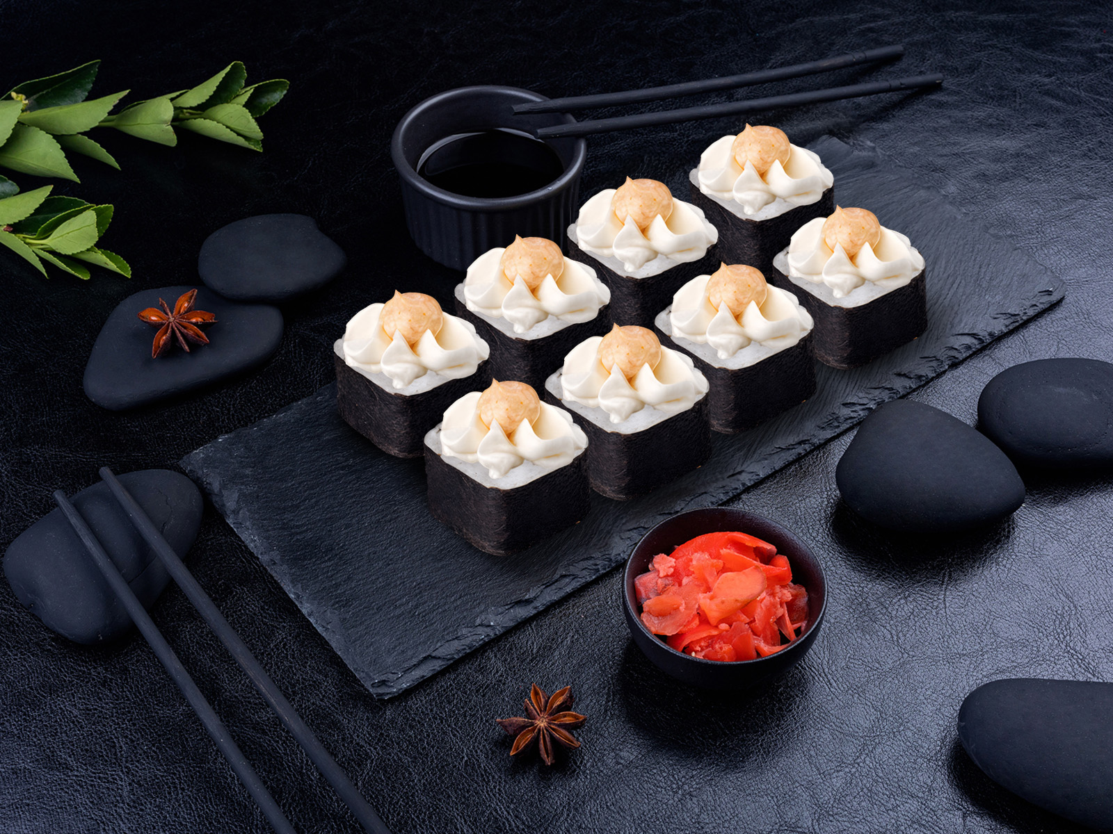 Ролл Кремовый с креветкой