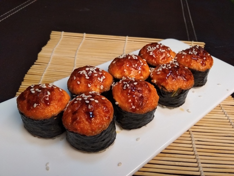 Запеченный с креветкой