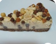 Чизкейк карамель с арахисом